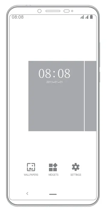 CUBOT X19 Smartphone - Home