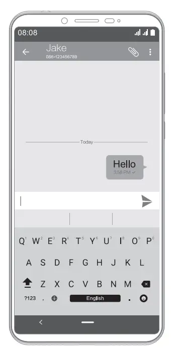 CUBOT X19 Smartphone - Key borad