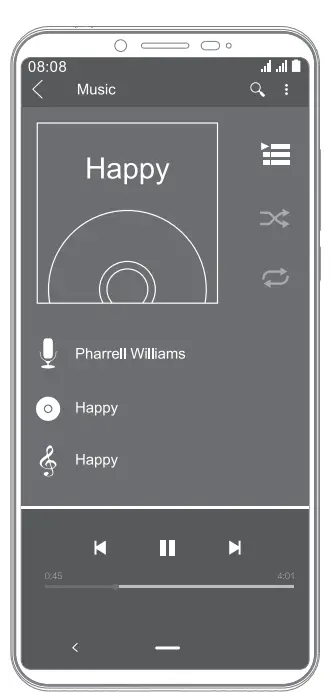 CUBOT X19 Smartphone - Music