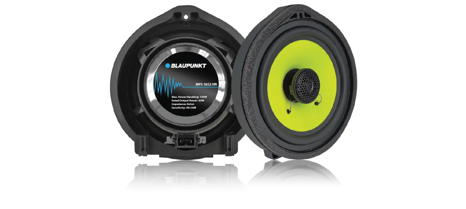 Blaupunkt Mps 1652 Hn Volkswagen Plug & Play 2-way Component Speaker Instruction Manual