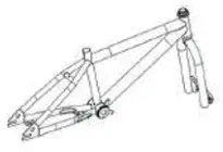 FORTIS 3 FS700CALRRA 700C Urban Master Road Bike Frame