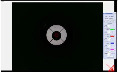 OCAL Electronic Collimator PRO - Drag the corner of Camera