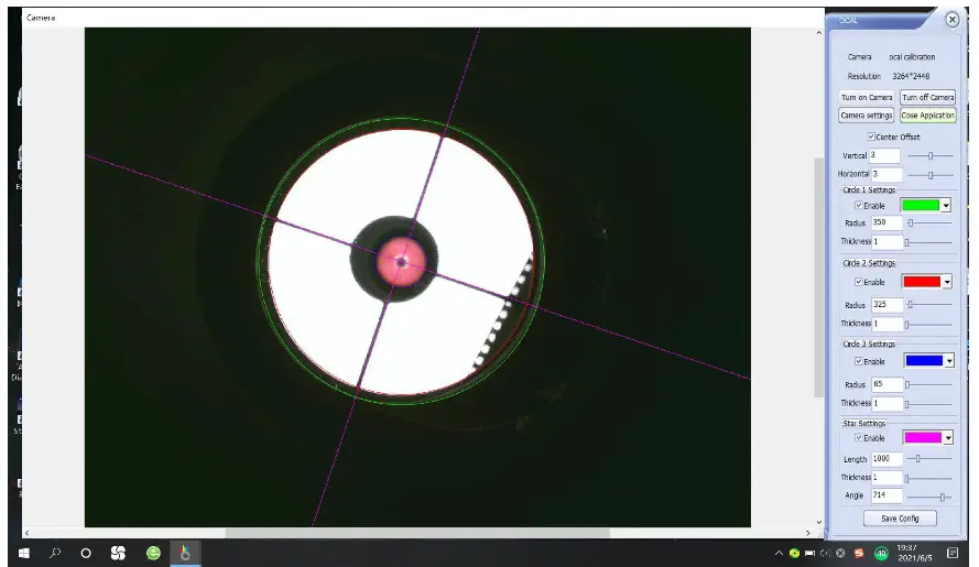 OCAL Electronic Collimator PRO - Four-steps to Collimate Your Telescope 1411