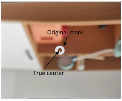OCAL Electronic Collimator PRO - concentric jig to find the center 2