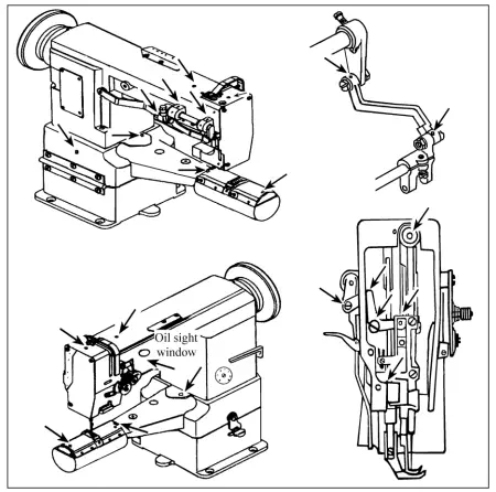 HIGHLEAD-GC2268-2B -2BL-Two-Needle-Cylindrical-Bed-Compound-Feed-Lockstitch-Sewing-Machine-FIG-1