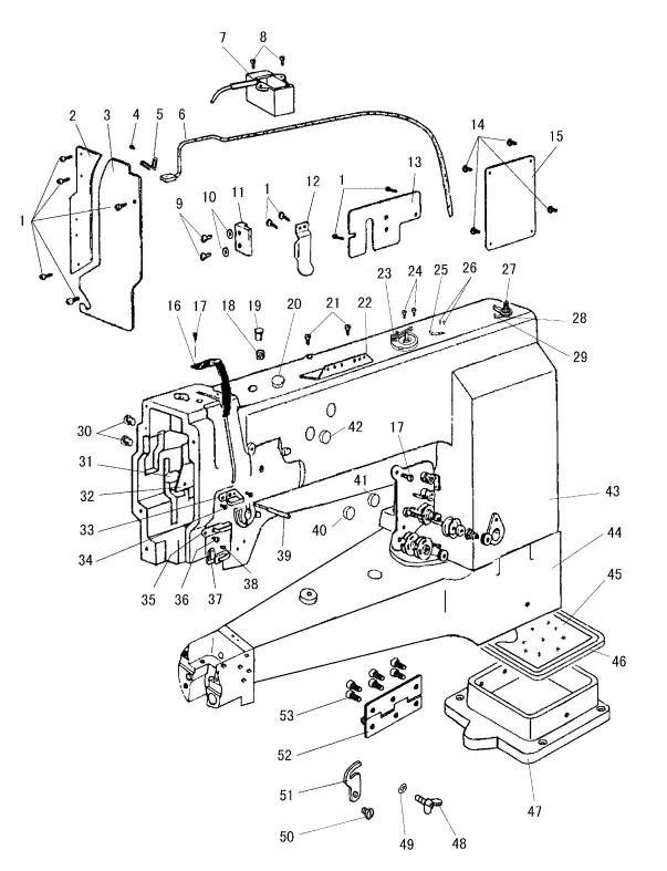 HIGHLEAD-GC2268-2B -2BL-Two-Needle-Cylindrical-Bed-Compound-Feed-Lockstitch-Sewing-Machine-FIG-21