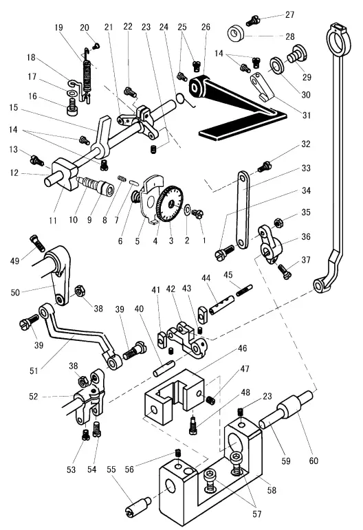HIGHLEAD-GC2268-2B -2BL-Two-Needle-Cylindrical-Bed-Compound-Feed-Lockstitch-Sewing-Machine-FIG-26