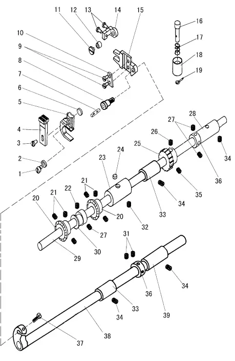HIGHLEAD-GC2268-2B -2BL-Two-Needle-Cylindrical-Bed-Compound-Feed-Lockstitch-Sewing-Machine-FIG-27