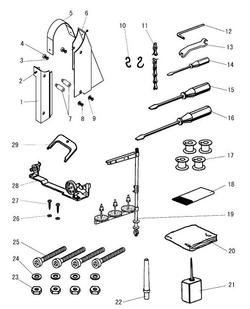 HIGHLEAD-GC2268-2B -2BL-Two-Needle-Cylindrical-Bed-Compound-Feed-Lockstitch-Sewing-Machine-FIG-30