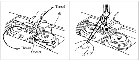 HIGHLEAD-GC2268-2B -2BL-Two-Needle-Cylindrical-Bed-Compound-Feed-Lockstitch-Sewing-Machine-FIG-8