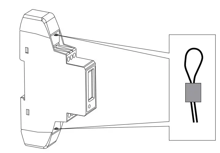legrand LE08979AD Single-Phase Meter Instruction Manual - Positions for lead plating