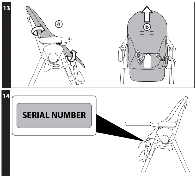 PegPerego Prima Pappa Follow Me Highchair - Fig4