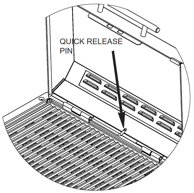 KENYON-B70570-21-Inch-Stainless-Steel-Built-In-Grill-Lid Removal
