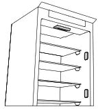 Whirlpool HTC18 T532 Hotpoint Integrated Fridge Freezer - Fig8