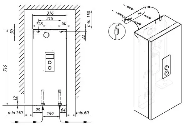 KOSPEL EKCO.MN3 Electric Central Heating Flow Boiler-3