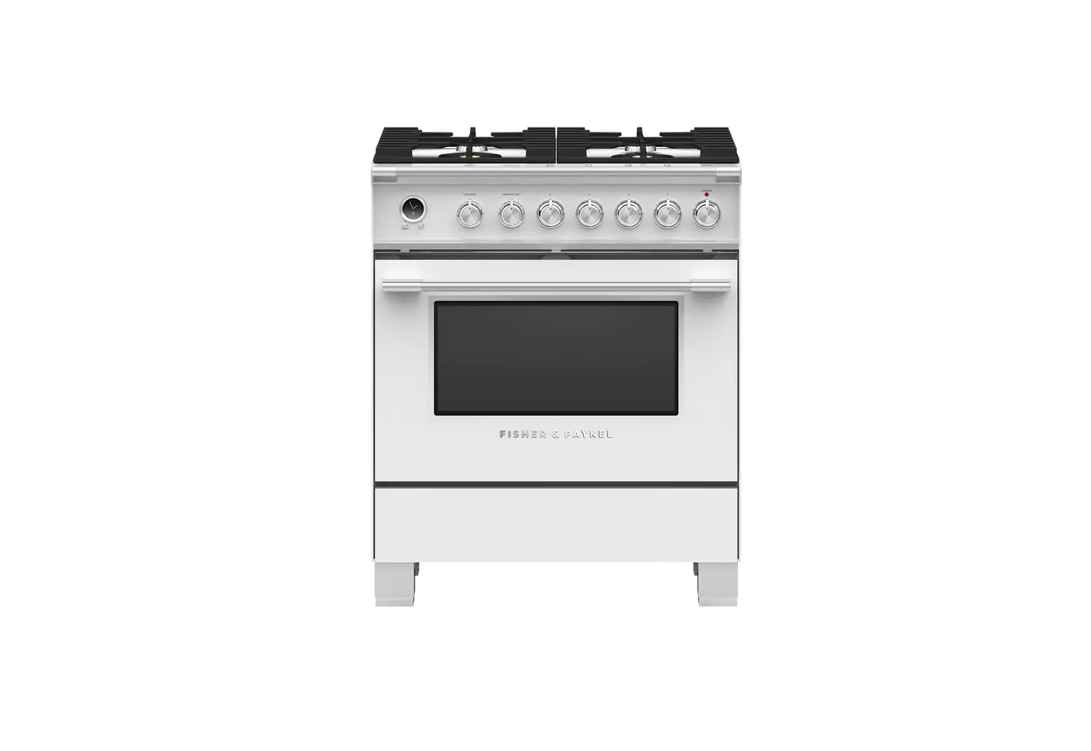 Fisher Paykel Or30scg6w1 Dual Fuel Range 30 Inch 4 Burners Self-cleaning User Guide