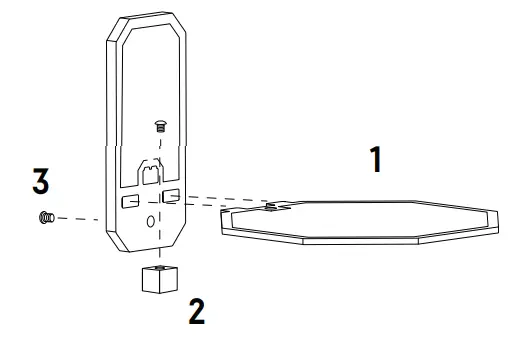 WICKED BRICK HDS101 6 Display Stands Wall Mounts - Fig