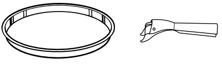 KitchenAId W10903390B Built-In Microwave Combination Ovens -Crisper Pan and Handle