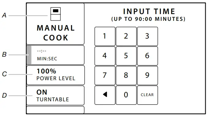 KitchenAId W10903390B Built-In Microwave Combination Ovens -Function Set Screen