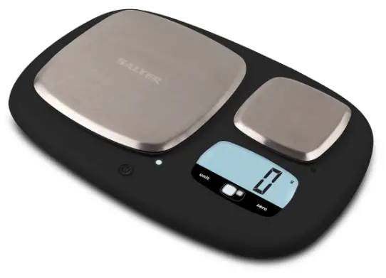 SALTER 1084 BKDR Dual Platform Electronic Kitchen Scale