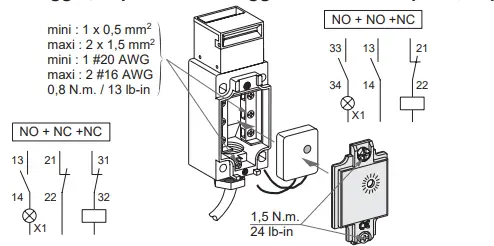 Schneider Electric XCSA B C Safety Interlock Switch - fi4