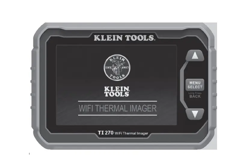 Klein Tools Ti270 Rechargeable Wifi Thermal Imager Instruction Manual Klein Tools Ti270 Rechargeable Wifi Thermal Imager Instruction Manual