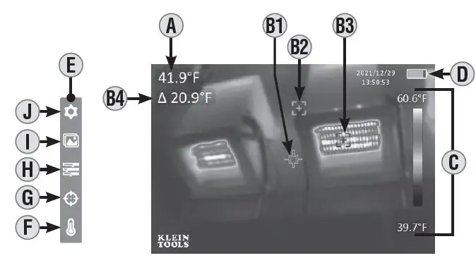 KLEIN TOOLS TI270 Rechargeable WiFi Thermal Imager-fig-6