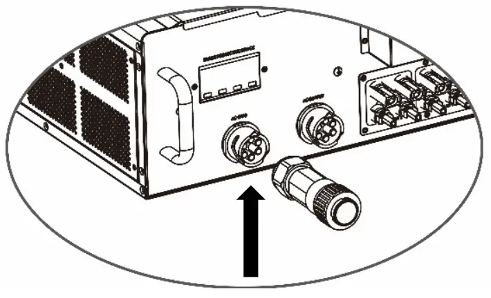 PowerWalker Solar Inverter Svn 15 Kva On-Grid Charger 3 Phase - AC grid terminal