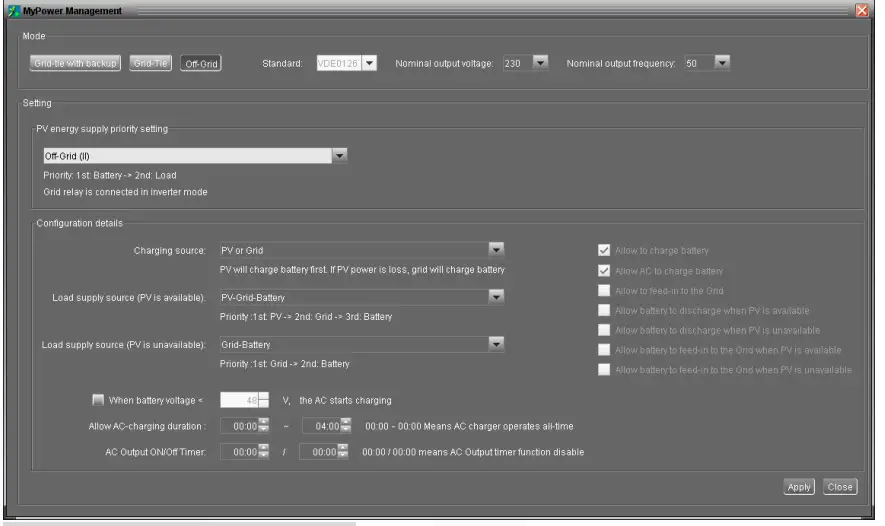 PowerWalker Solar Inverter Svn 15 Kva On-Grid Charger 3 Phase - battery damage