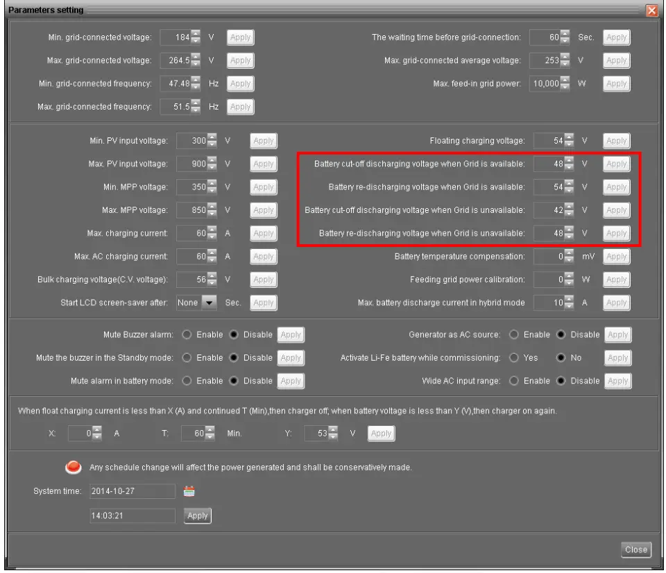 PowerWalker Solar Inverter Svn 15 Kva On-Grid Charger 3 Phase - contact port1