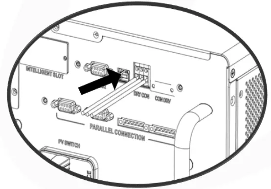 PowerWalker Solar Inverter Svn 15 Kva On-Grid Charger 3 Phase - insert three cables