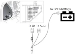 JC500 - Power cable wiring