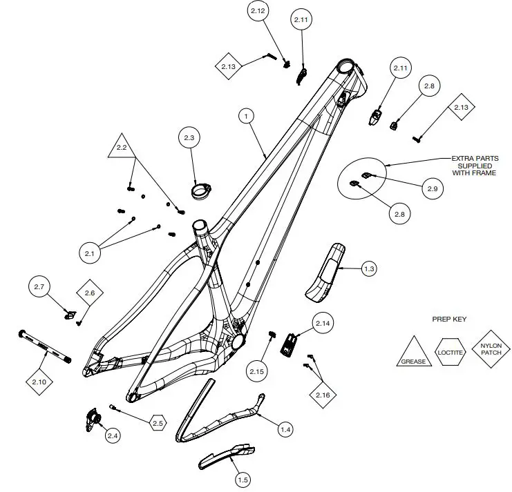 YETI ARC Cycle Frame-fig3