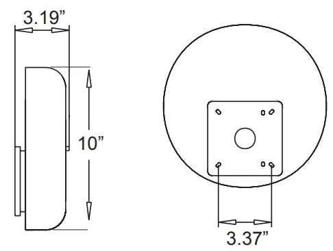 POTTER ABB-1012 Indoor Outdoor Steel Bell Box - Fig 1