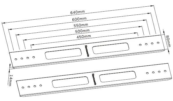 Neomounts-AWL-250BL16-VESA-Extension-Kit-FIG-1'