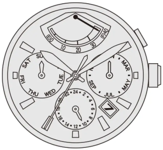 Cal. 91 Series Premium Automatic Watch Movements