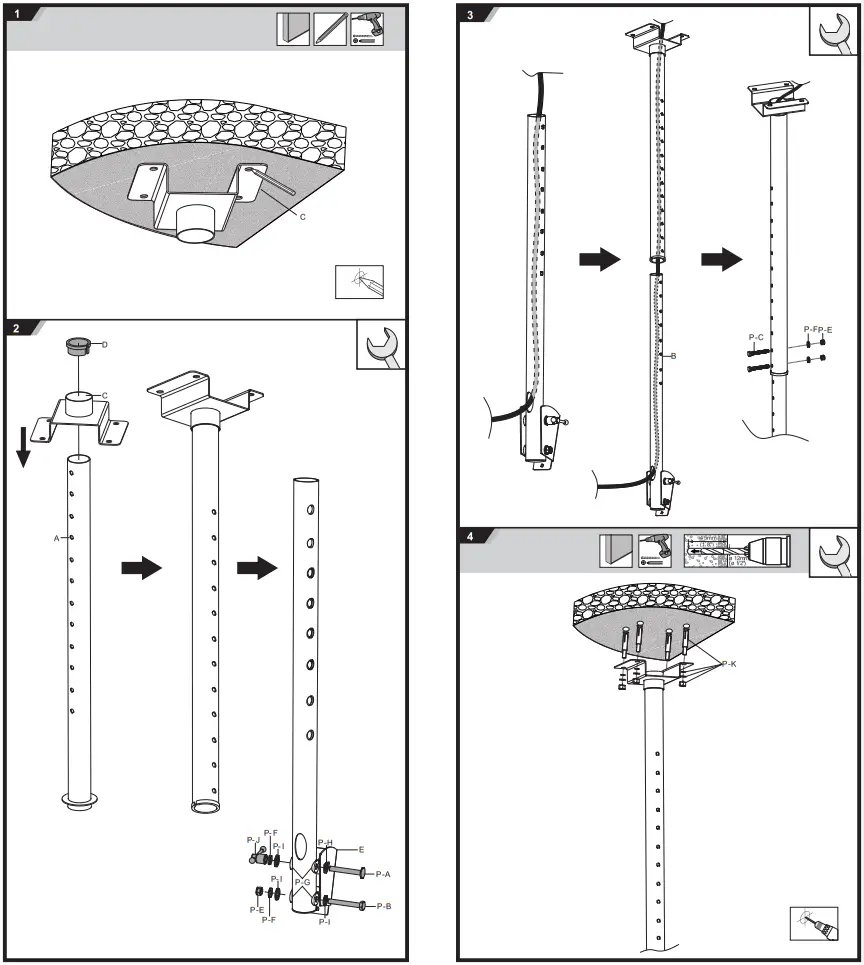 SECOMP 17.99.1217 VALUE LCD or TV Ceiling Mount - Mounting