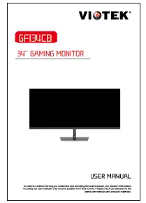 VIOTEK GFI34CB 34 Inch Gaming Monitor 9