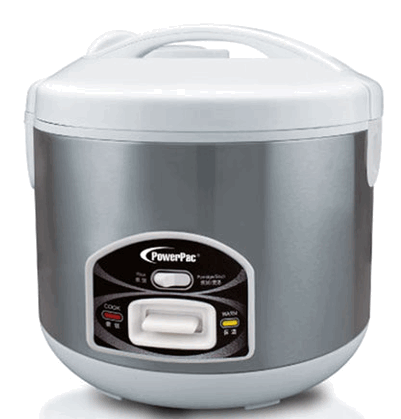 PowerPac PPRC42-Nonstick 1.8L Rice Cooker with Porridge Function - Non-Stick Inner Pot