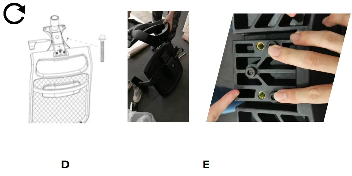 Alterseat Chair - BACK PIECE