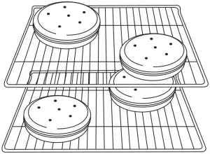 AMANA AER6603SFS - Baking Layer Cakes on 2 Racks