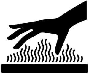 AMANA AER6603SFS - Burn Hazard