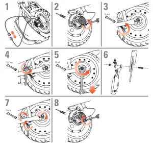 Rear Wheel/Hub Motor Replacement