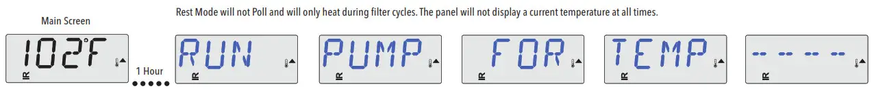 BALBOA TP500 Spa Topside - Mode - Ready and Rest 2
