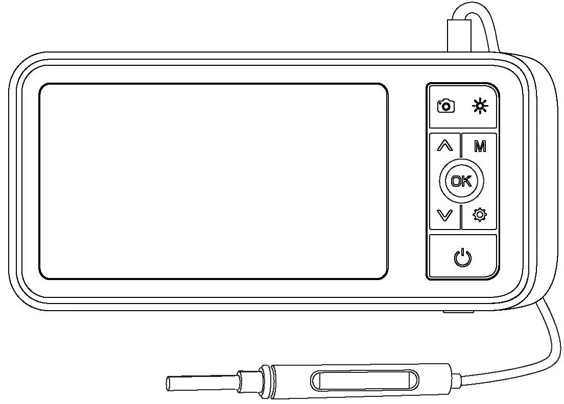 ANYKIT MS450 Digital Otoscope with 4.5 Inches Screen