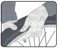 Kmart 45cm Phanton Black Bike - FIGURE F