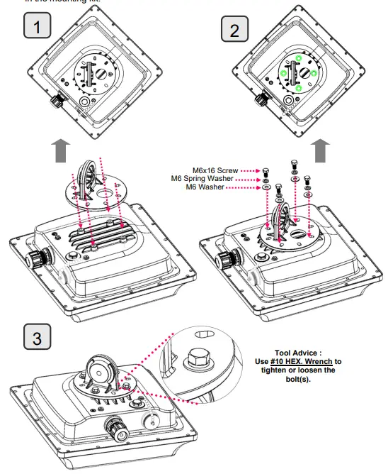 RidgeWave Gigabit LTE Outdoor Router-Attach