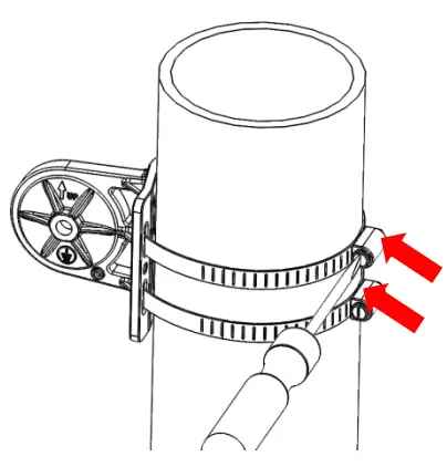 RidgeWave Gigabit LTE Outdoor Router-Pole between2