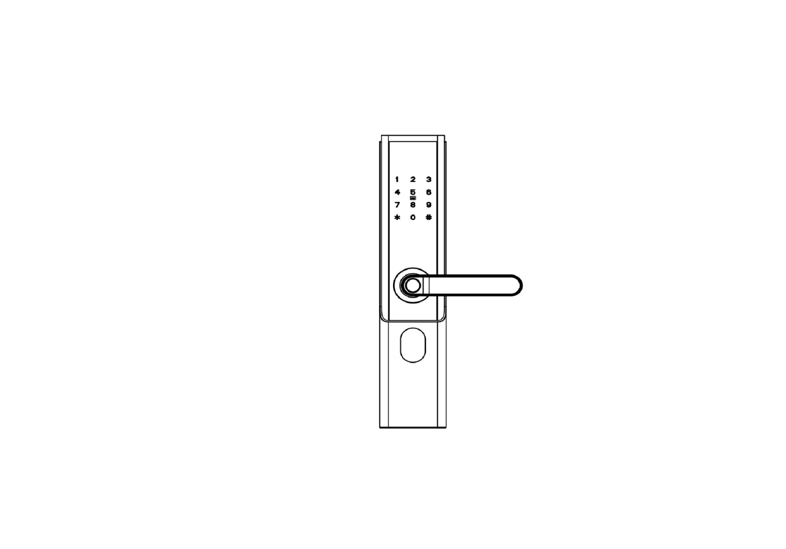 Zkteco Tl600 Childproofing Wifi Smart Door Lock Installation Guide Zkteco Tl600 Childproofing Wifi Smart Door Lock Installation Guide