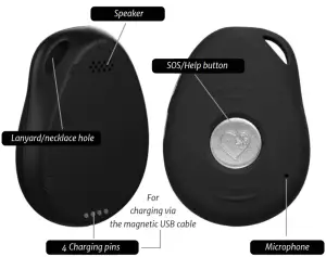 LiveLife LLA001 4GX LTE Mobile Medical Alarm Alert